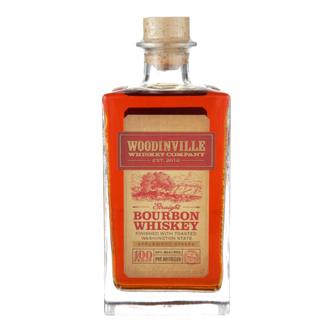 Woodinville Straight Bourbon Finished With Toasted Applewood Staves