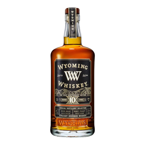 Wyoming Whiskey 10 Years Anniversary Edition Straight Bourbon Whiskey (Limit 1)