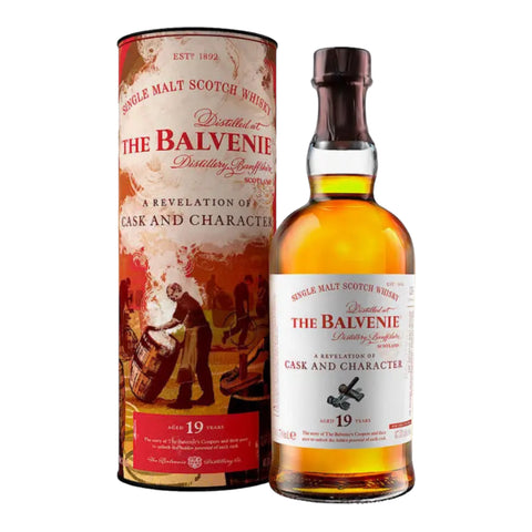 Balvenie “A Revelation Of Cask And Character” 19 Year Old Single Malt Scotch Whisky