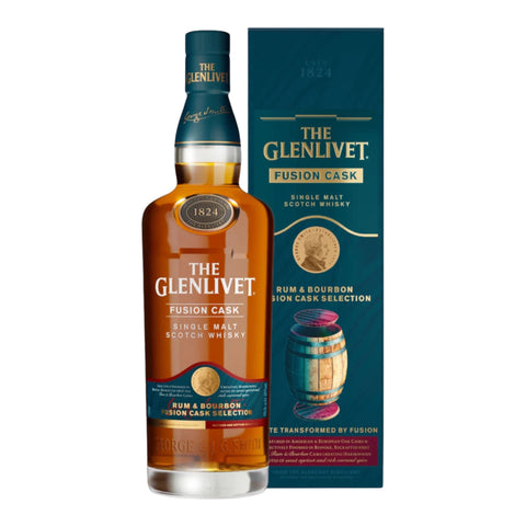 Glenlivet Rum & Bourbon Fusion Cask Selection Single Malted