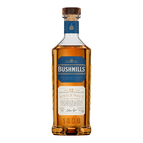 Bushmills 12 Year Old Irish Single Malt Whiskey