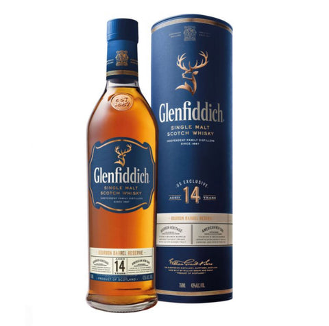 Glenfiddich 14 Year Old Bourbon Barrel Reserve Single Malt Whiskey