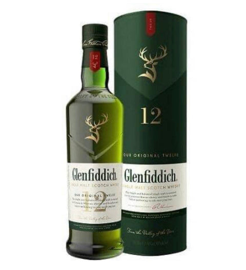 Glenfiddich 12 Year Old Single Malt Whiskey