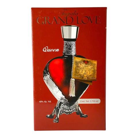 Grand Love Queen Red Heart Añejo Tequila 1.75 Liter