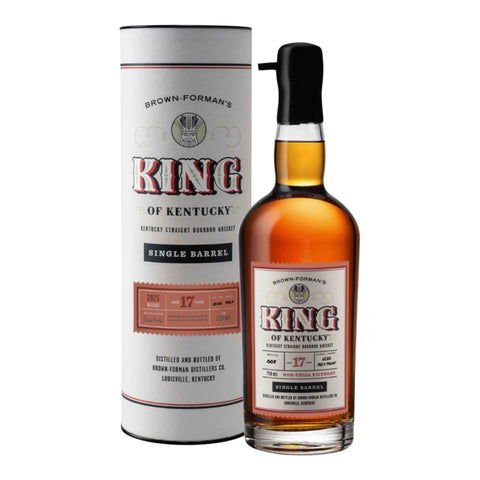 Brown Forman's King Of Kentucky 17 Year Old Bourbon Single Barrel 2025 Release