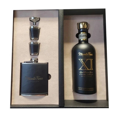 Monte Fino XI Year Aged Extra Anejo Tequila Gift Set