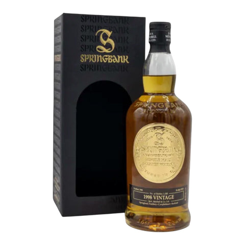 Springbank 1998 Vintage 96.6 Proof Single Malt Scotch Whisky