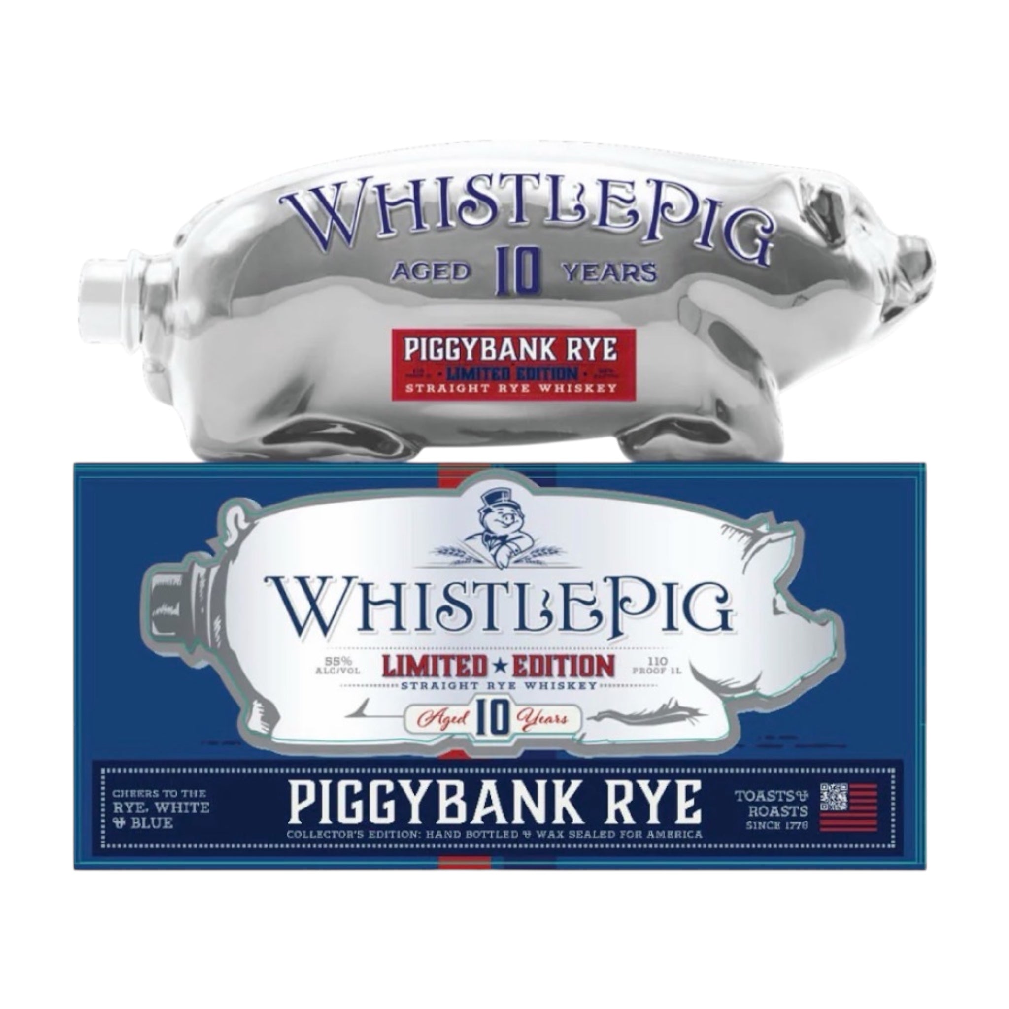 Whistlepig Piggyback Rye, White, AND Blue Limited Edition 10 Year Old ...