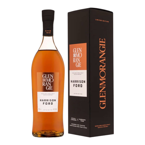Glenmorangie Harrison Ford Scotch Single Malt Limited Edition Finished In Bourbon & Toasted Portuguese Red Wine Casks