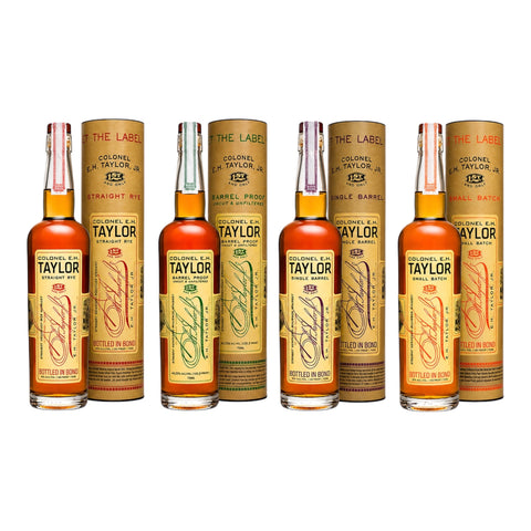 E.H. Taylor Straight Rye, Barrel Proof, Single Barrel & Small Batch Bundle