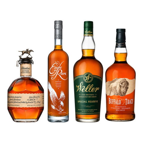 Blanton’s Single Barrel, Eagle Rare, Weller Special Reserve, Buffalo Trace Bundle