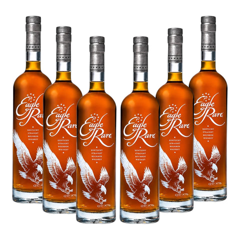 Eagle Rare 10 Year Bourbon Whiskey Bundle (6 Bottles)