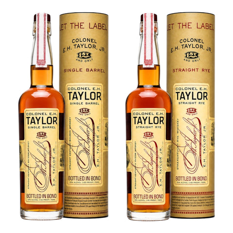 E.H. Taylor Single Barrel Bourbon & Straight Rye Bundle