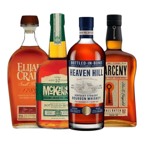 Elijah Craig Small Batch, Henry McKenna, Heaven Hill, Larceny Small Batch Bundle