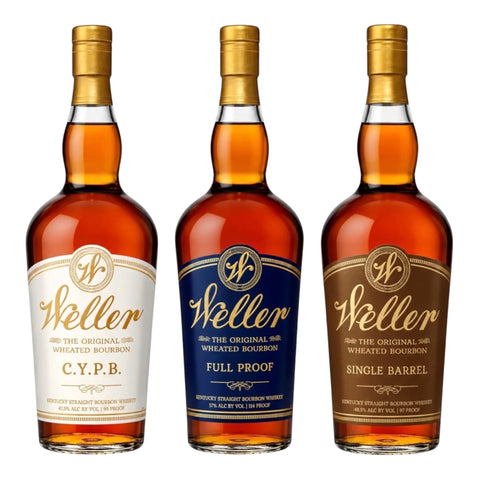 Weller C.Y.P.B. Bourbon, Full Proof & Single Barrel Bundle