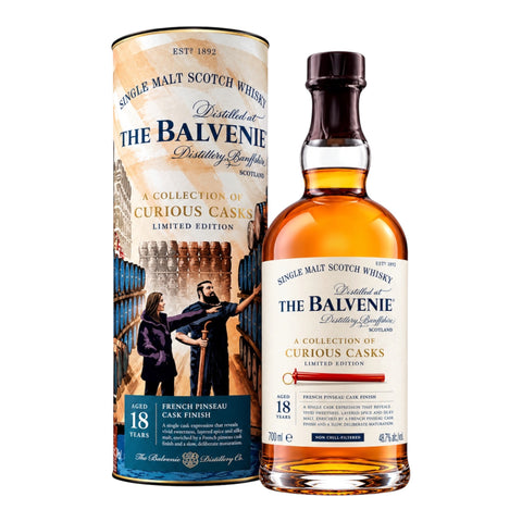 Balvenie 18 Year Curious Cask French Pineau Cask Single Malt Scotch Whisky 750ml