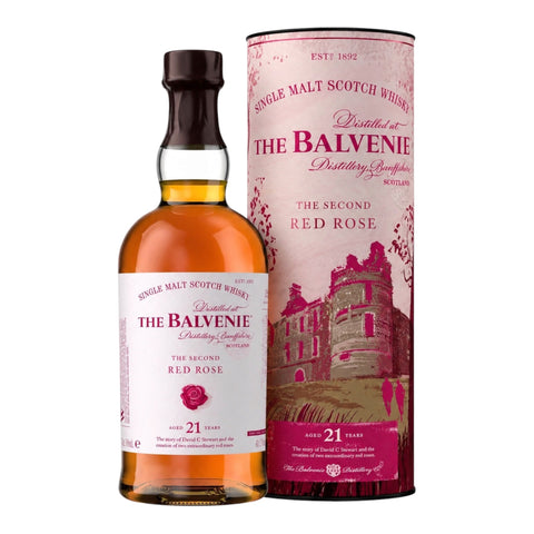 Balvenie “The Second Red Rose” 21 Year Old Single Malt Scotch Whisky