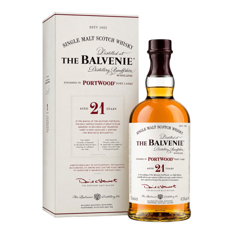 Balvenie 21 Year Old Portwood Single Malt Scotch Whisky 750ml
