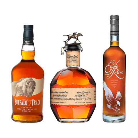 Buffalo Trace, Blanton’s Single Barrel & Eagle Rare Bourbon Bundle