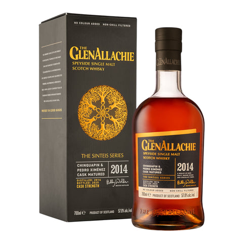 GlenAllachie 2014 The Sinteis Series Cask Strenth Chinquapin & Pedro Ximinez Cask Matured