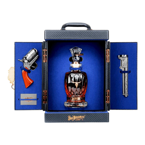 World Whiskey Society Doc Holliday 10 Year Old Bourbon Whiskey Special Edition Collector's Case