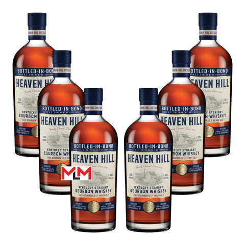 Heaven Hill 7 Year Old Kentucky Straight Bourbon Bundle (6 Bottles)