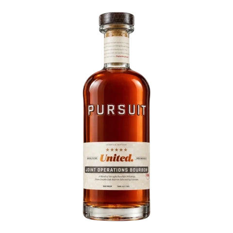 Pursuit United Joint Operations Double Oaked Straight Bourbon Whiskey 700ml