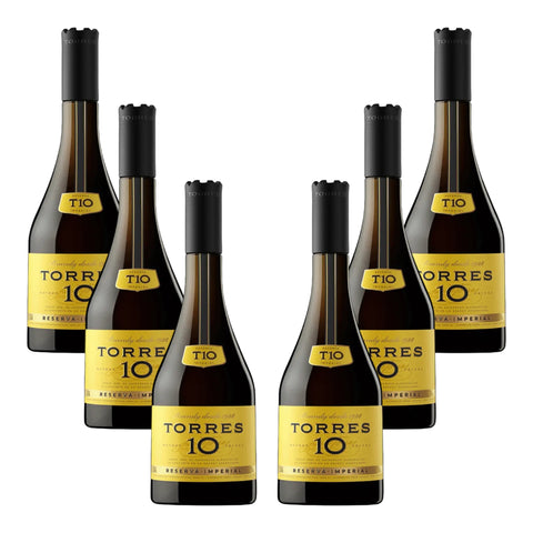 Torres 10 Gran Reserva Imperial Brandy 750ml Bundle 6-Pack